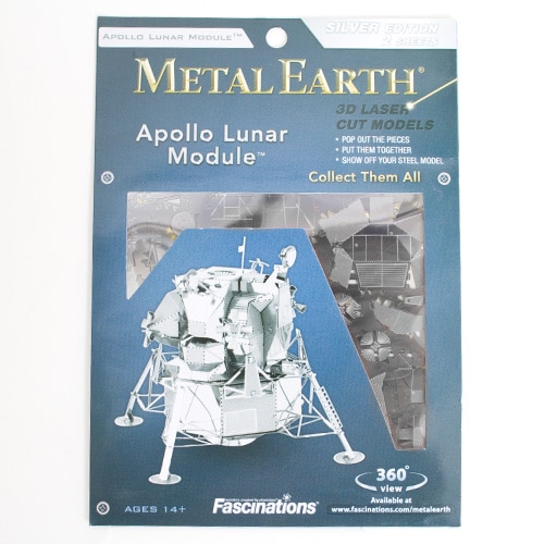 Metal Earth, 3D Model Kits, Metal, Gifts, Apollo Lunar Module, 2390